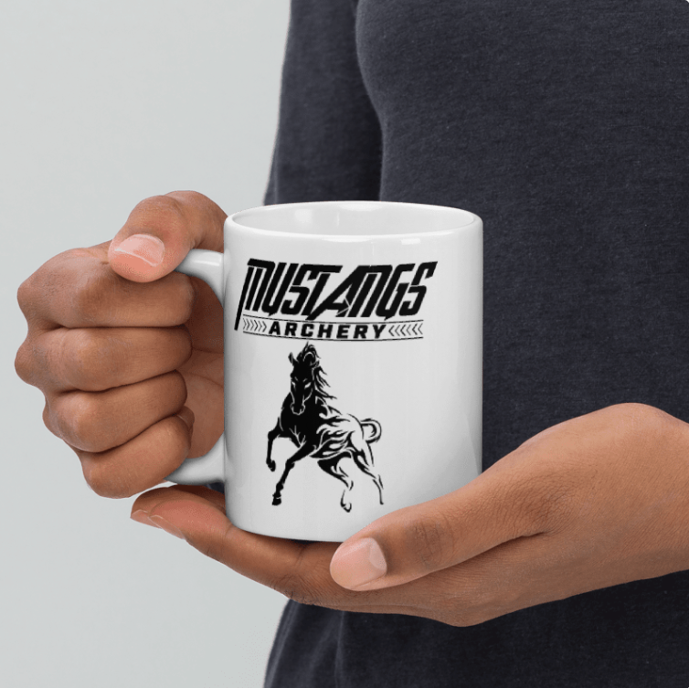 Mustangs Archery Mug 11 0z